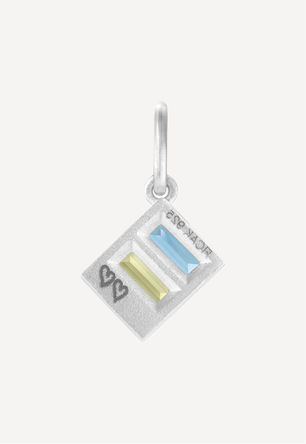 Подвес из серебра "Горные просторы"