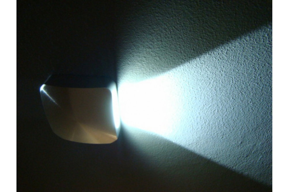 FL55YJ-S СW LED свет. квадрат, встр. в стену 1*1W