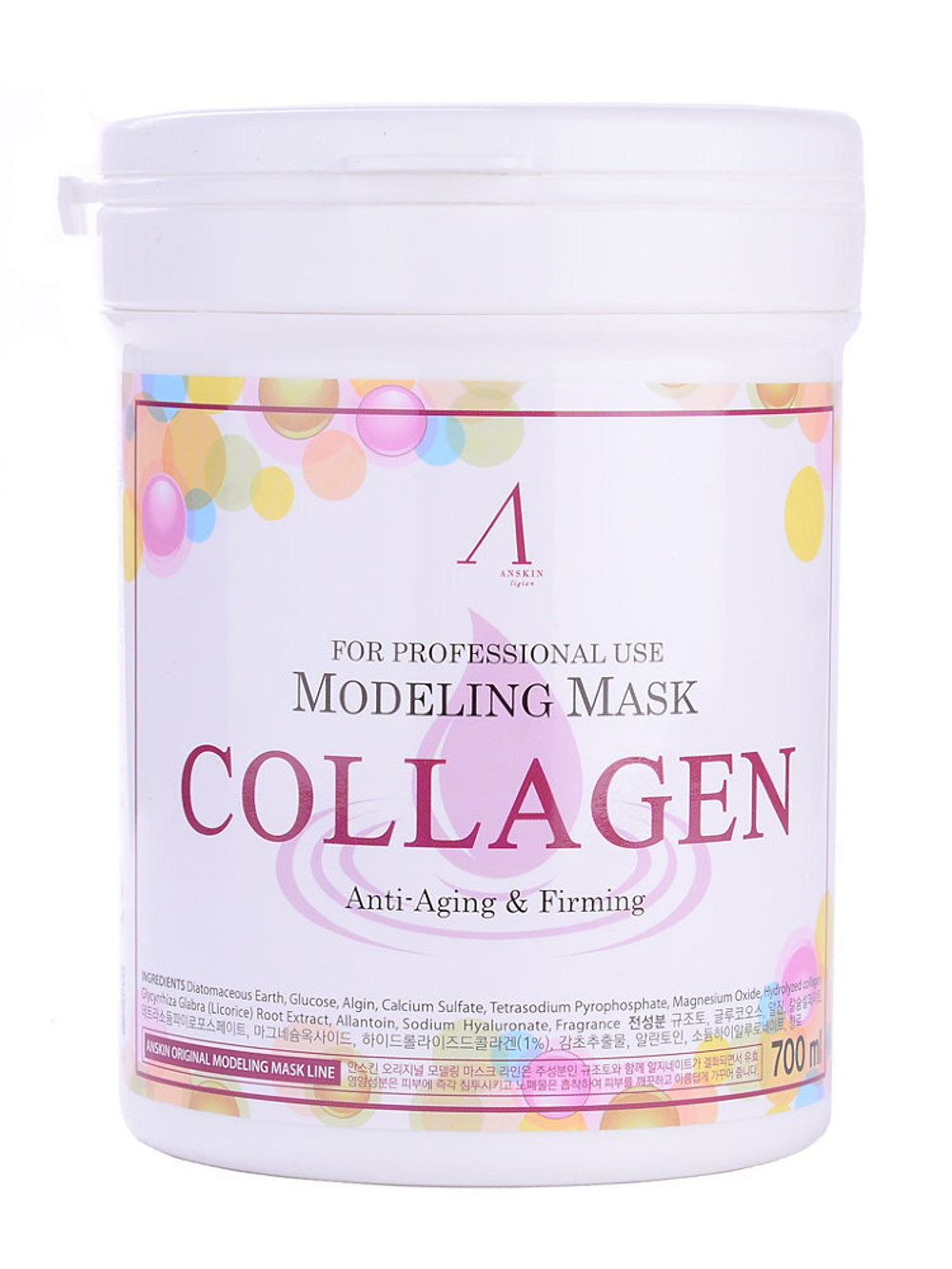 Маска альгинатная с коллагеном Anskin Collagen Modeling Mask