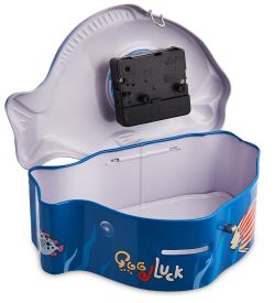 BX- 62/2 Метал. копилка с часами «Рыбка»