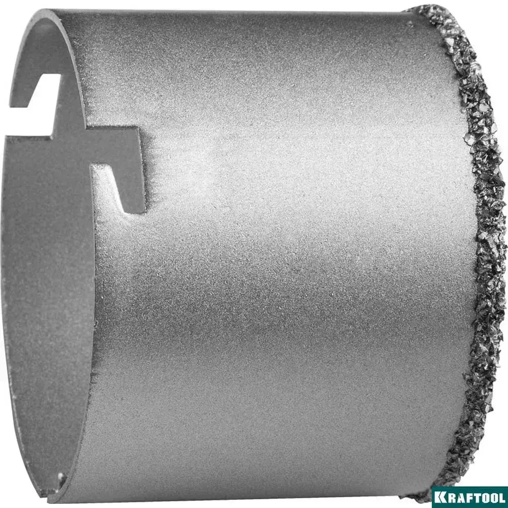 KRAFTOOL  83 мм, L 55 мм, карбид вольфрама, Кольцевая коронка (33401-83)