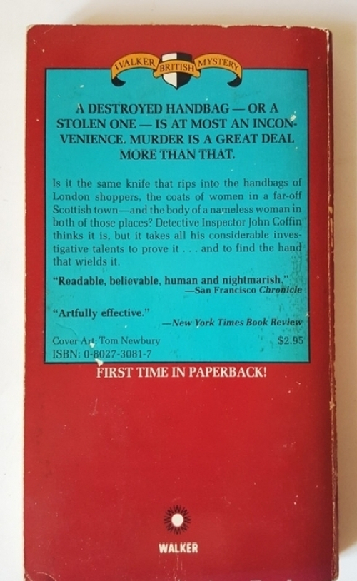 "Nameless Coffin". Gwendoline Butler (Гвендолин Батлер). 1967г.