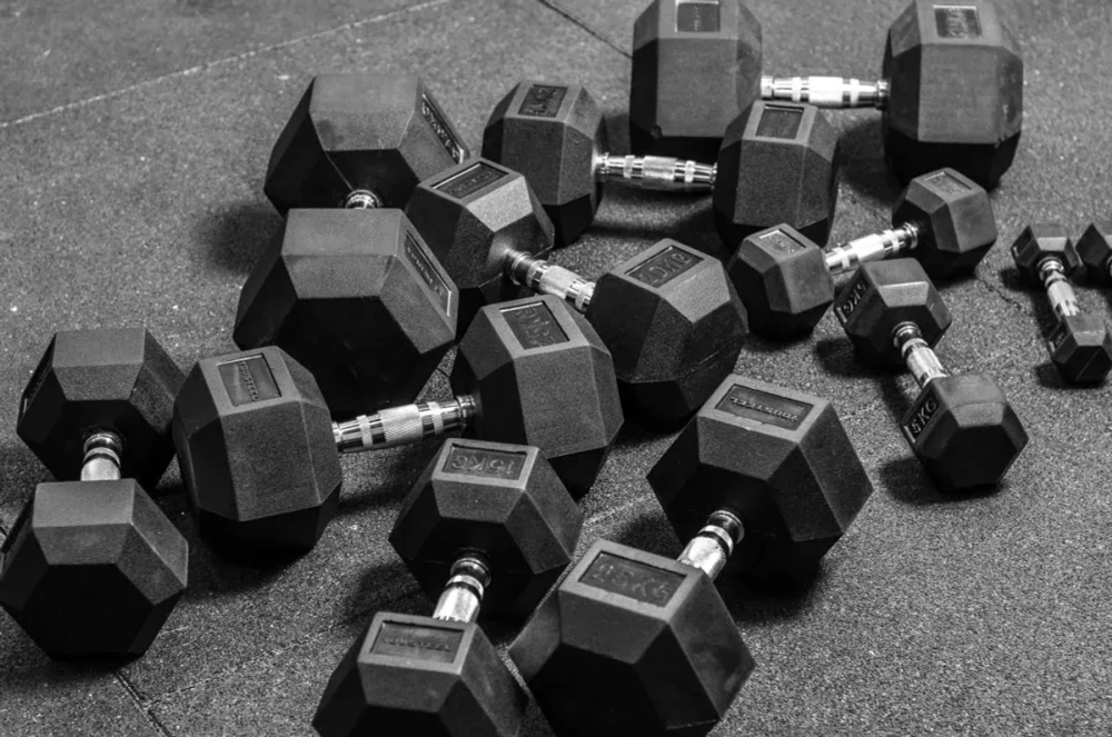 Гантель 22.5 кг гексагональная