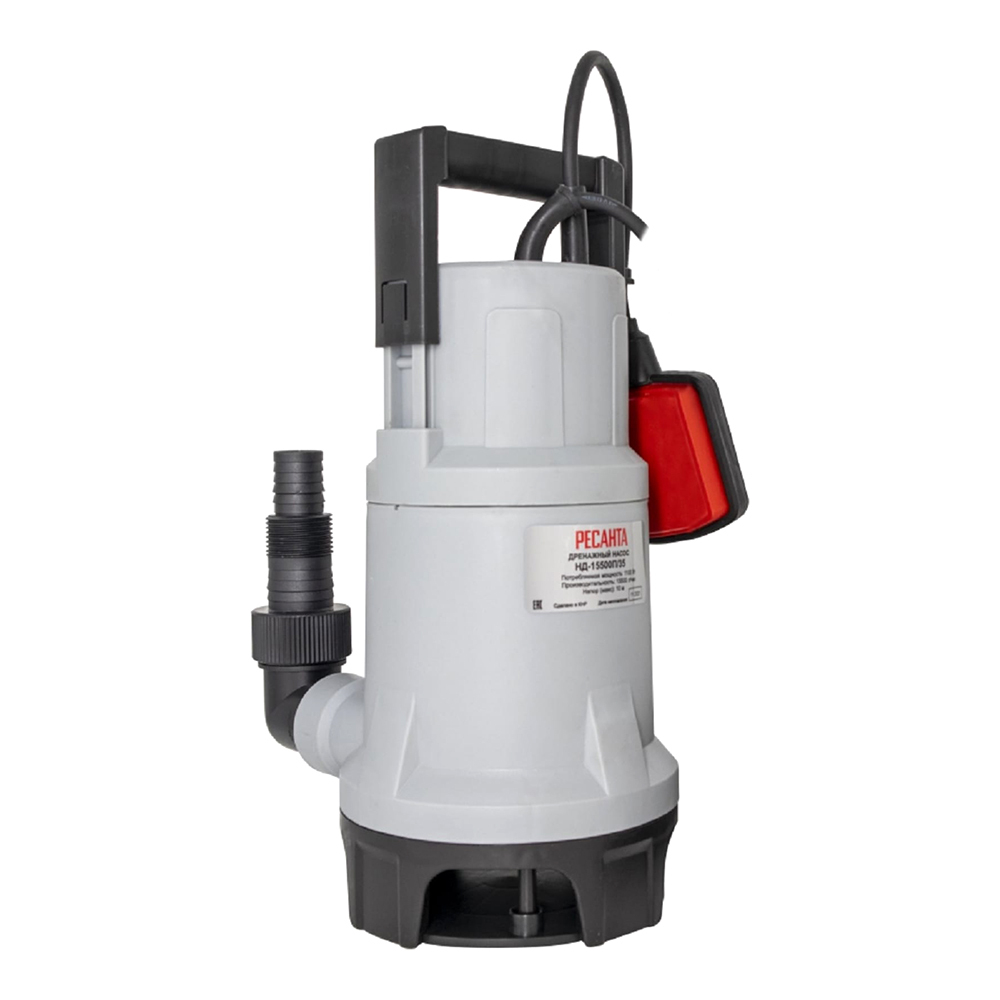 Насос погружной дренажный Ресанта НД-15500П/35