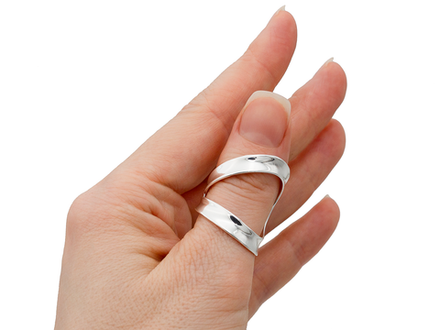 Кольцо "Ribbon heart"