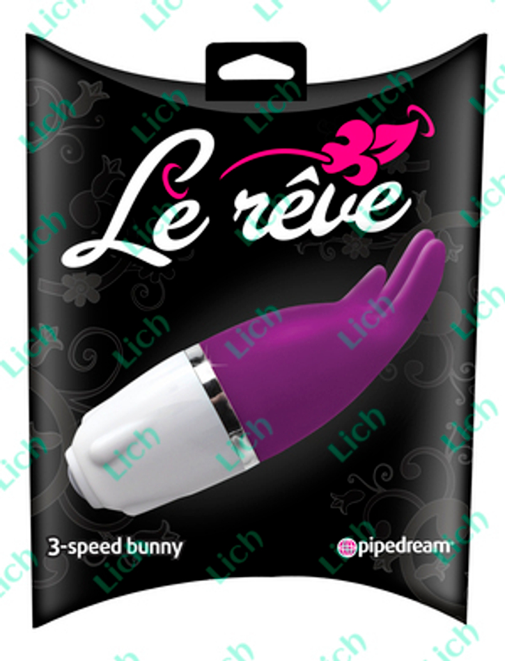 Фиолетовый Вибромас, Bunny , Серия Le Reve 3 скорости вибрации