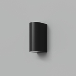 DK9791-BK Настенный уличный светильник NARVIK, IP44, 2хGU10 LED, до 15 Вт, черный, алюминий