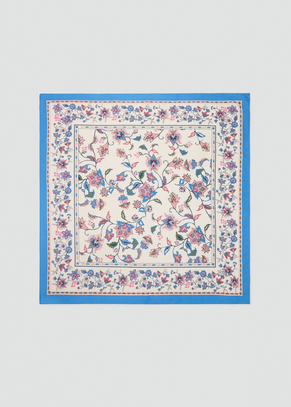 Платок с цветочным принтом