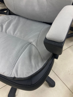 Кресло Фортуна-5 (50) вельвет серый Мех качания п Директор (в разборе)