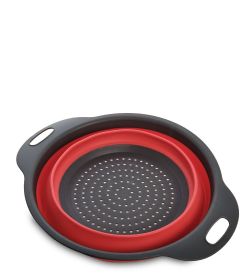 ЯЛ-06-26/1 Дуршлаг складной круглый средний красный