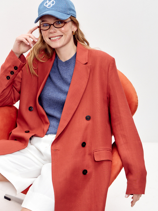 Льняной жакет