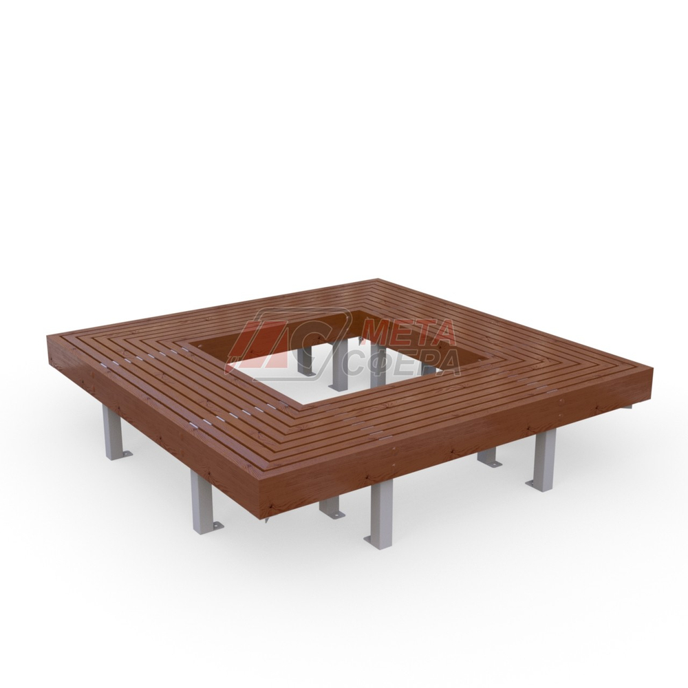 Лавка Woody Квадрат