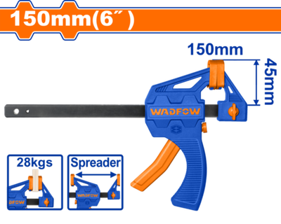 Струбцина быстрозажимная 150х45 мм (12/96) WADFOW WCP4386