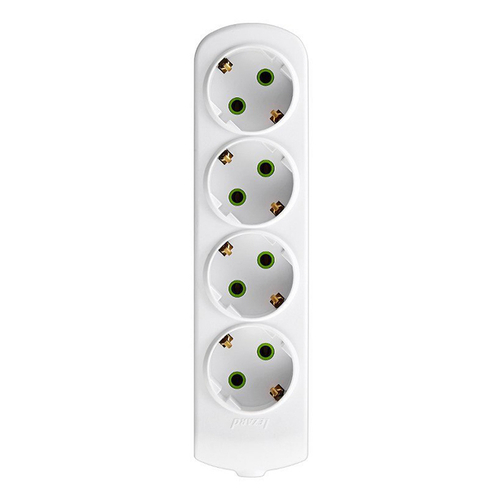 LETITIA 721 0400 401 Колодка ( розетка) с/з 4 выхода/16A 250V для удлинителя