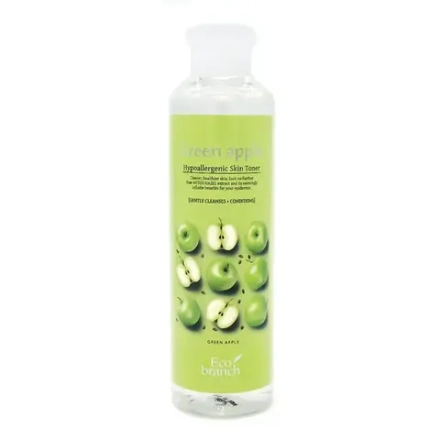 Гипоаллергенный тонер с зеленым яблоко Eco branch Green Apple Hypoallergenic Skin Toner 200 мл