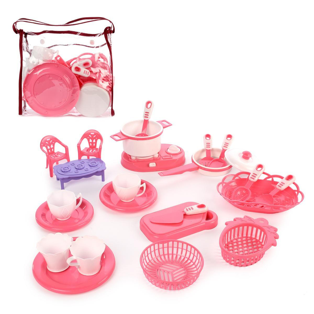 Посуда в сумке №2. (19 предм.), сумка Артикул №010