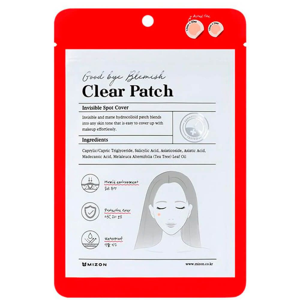 Mizon Good Bye Blemish Clear Patch точечные патчи от прыщей с центеллой и салициловой кислотой