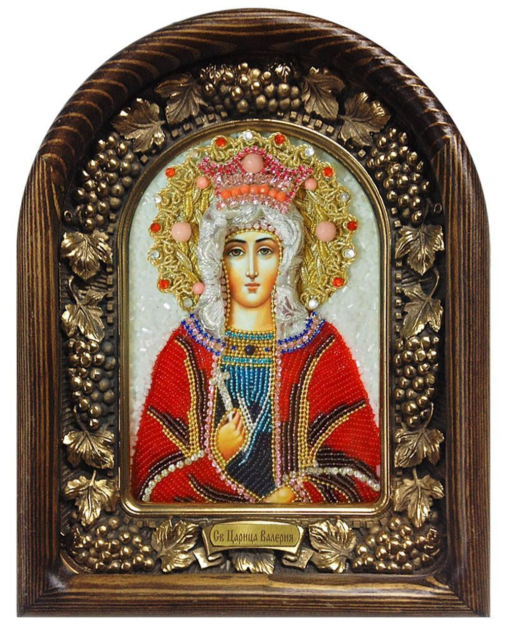 Икона Святая царица Валерия бисер