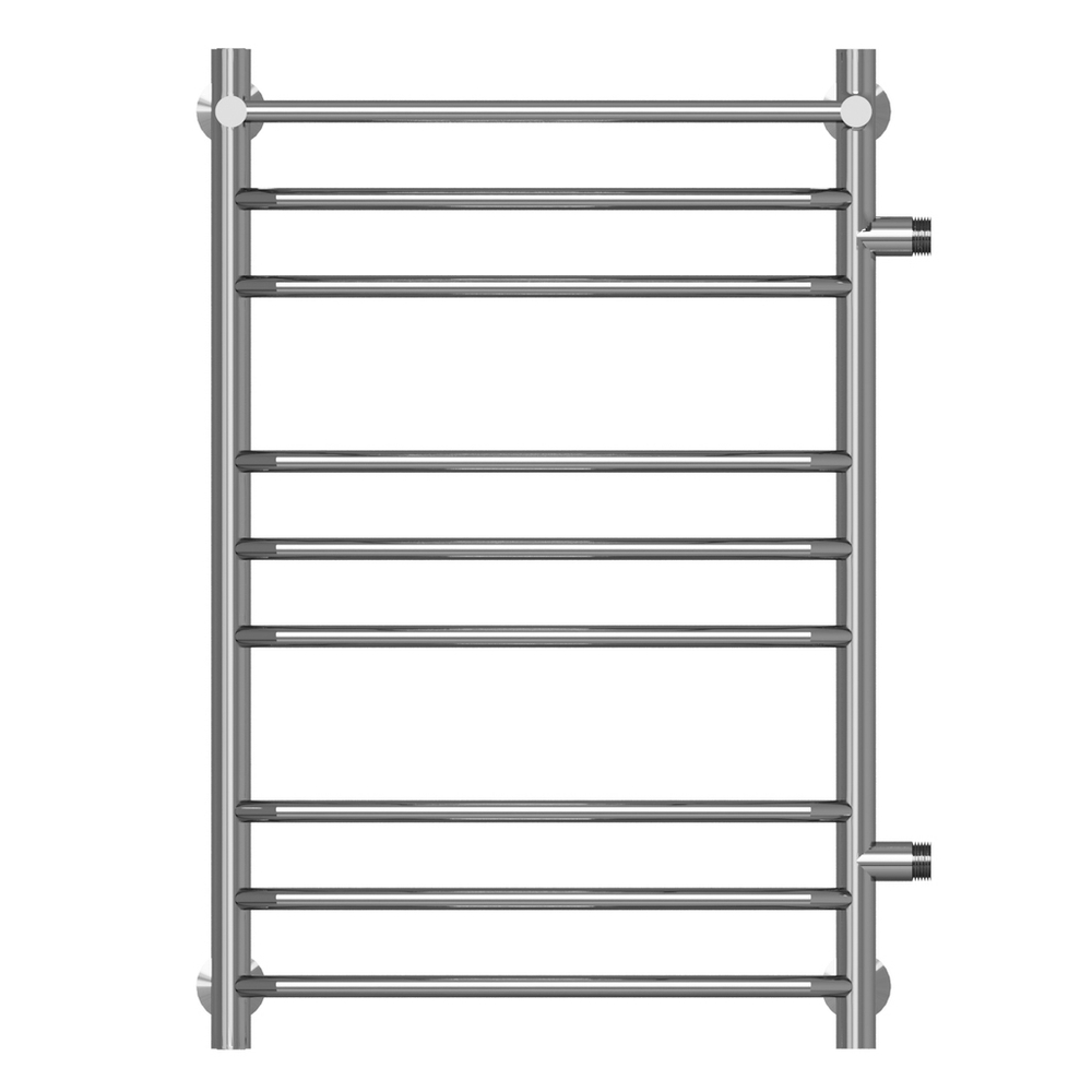 Полотенцесушитель MIXLINE MIRA  80х50х50 г2 (1'' НР, 8 перекладин + ПОЛКА, правое подкл) водяной