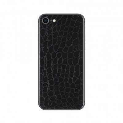 Наклейка из экокожи для iPhone 7, 011062 Черный