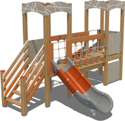 Детский городок Смоленск Vector ДГ104.00.1.10 для игровых площадок 3-7 лет