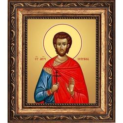 Евграф Александрийский мученик. Икона на холсте.