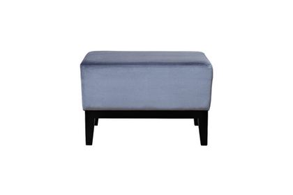Пуф прямоугольный барxатный 40x38x60см Garda Decor Stella синий