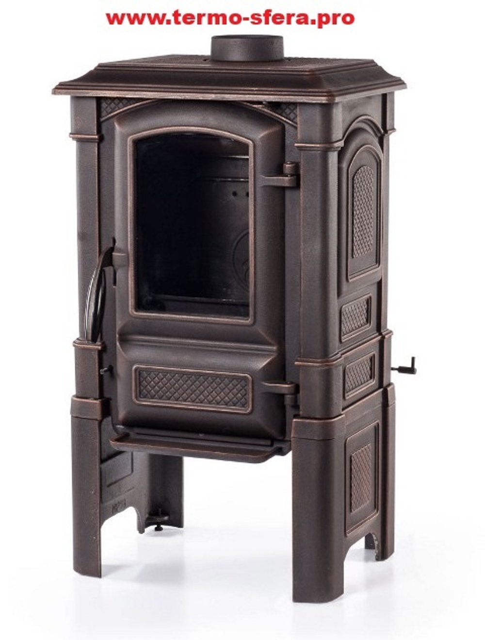 Печь-камин Fireway Bruno II патина