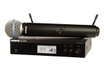 SHURE BLX24RE/SM58 M17 662-686 MHz радиосистема с ручным передатчиком SM58. Кронштейны для крепления в рэк в комплекте