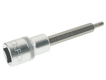 Головка-бита 6-гранная 4мм 1/2" (L-100мм) ROCKFORCE RF-34410004