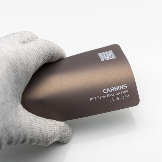 Веер образцов виниловой цветной пленки Carbins