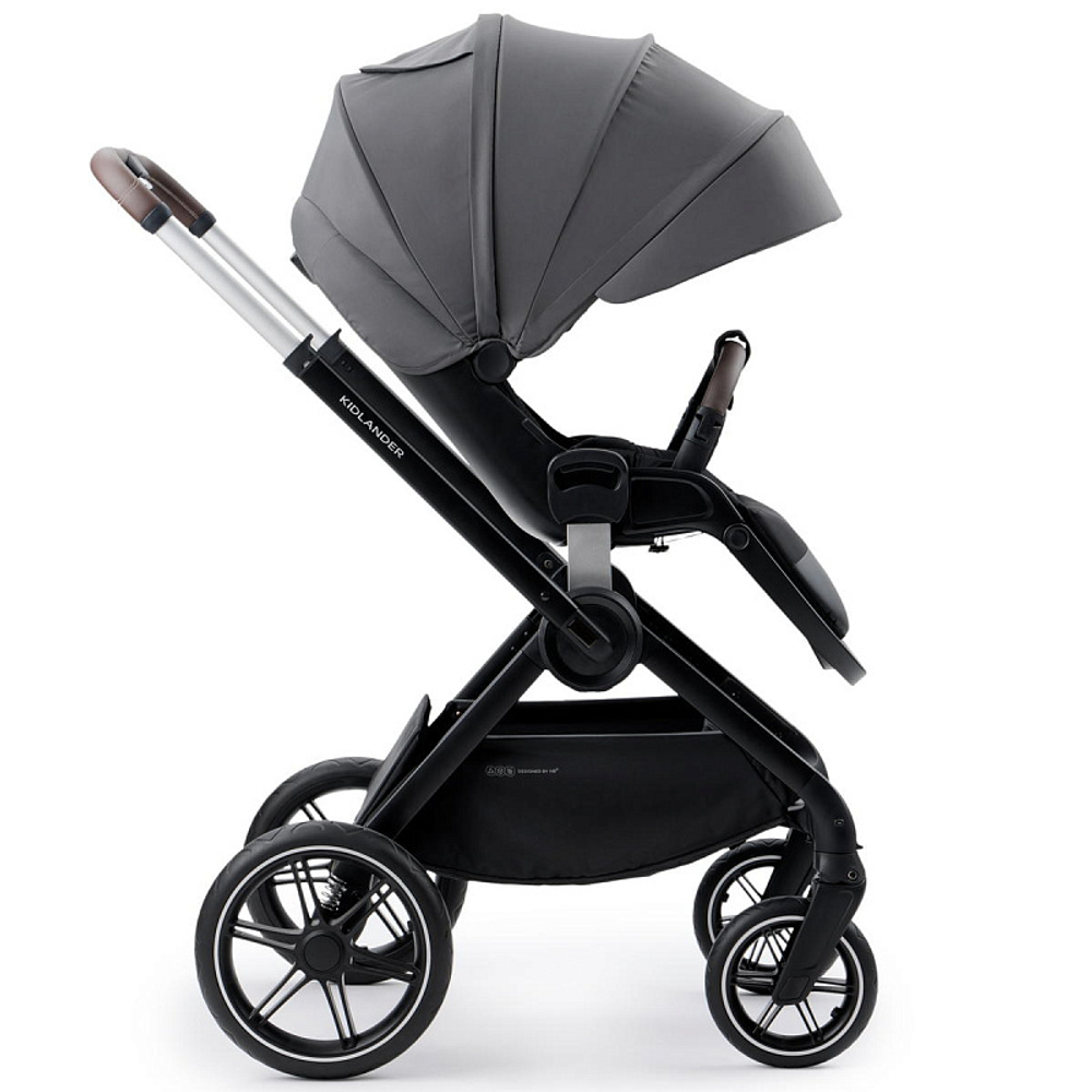 Детская коляска Happy Baby Kidlander 2 в 1 dark grey