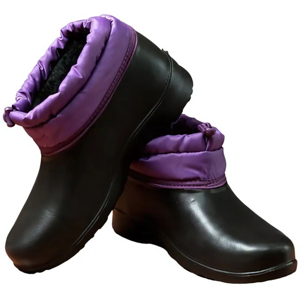 Галоши из ЭВА утепленные, черные, арт. C-35.1, Р. 38