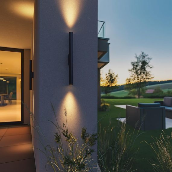Уличный настенный светодиодный светильник Odeon Light Nature Tubus 7105/10WL