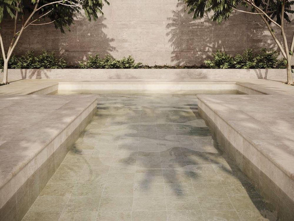 Terraslab, Trevia Beige Base C3/R11 Antislip 600х600х20мм 2шт/уп - керамогранит уличный