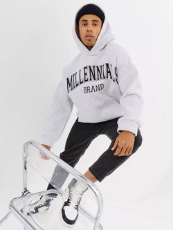 Худи MILLENNIALS GREY