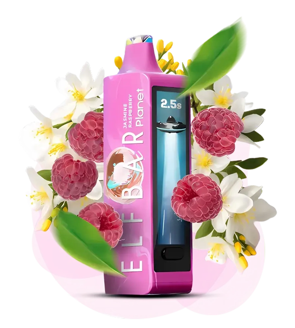 Elf Bar Planet 25000 - Jasmine Raspberry (5% nic)