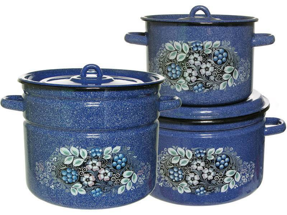 Набор кастрюль "Голубика"