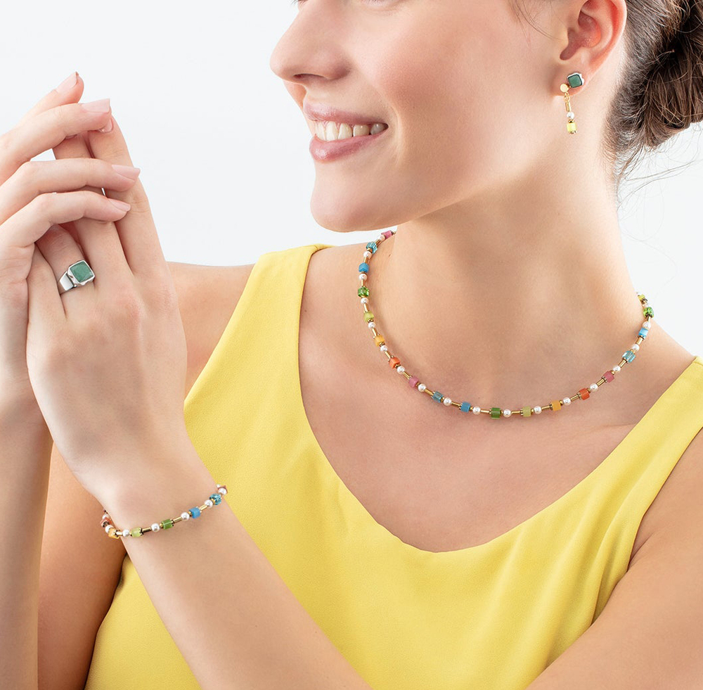 Серьги Coeur de Lion Green-Silver 1200/21-0517