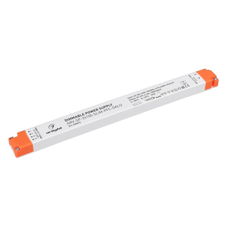Блок питания ARV-SP-24100-SLIM-PFC-DALI2 (24V, 4.16A, 100W) Arlight 048672