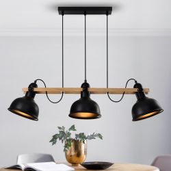 Светильник подвесной (подвес) Rivoli Nathalie 4021-213 3 х Е27 40 Вт лофт - кантри