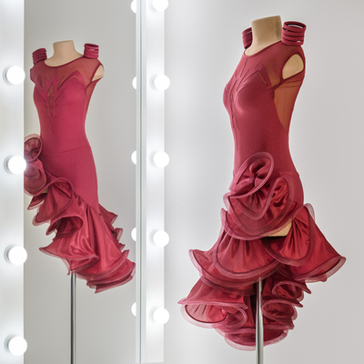 LA 020-01 Спортивное бальное платье для Латины (latina dress)