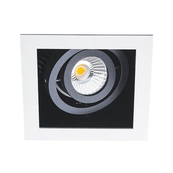 Встраиваемый светодиодный светильник Italline DL 3014 white/black