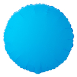 Шар фольгированный Круг 46 см (Голубой)