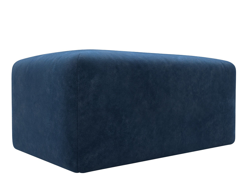 Модуль пуф Лига-060 НПБ, BRUT 11 синий, Велюр, 129586
