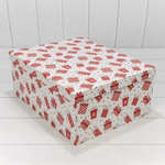 Коробка 42.5 х 33 х 17.6 см Набор 15 шт "Подарки" (Белый)