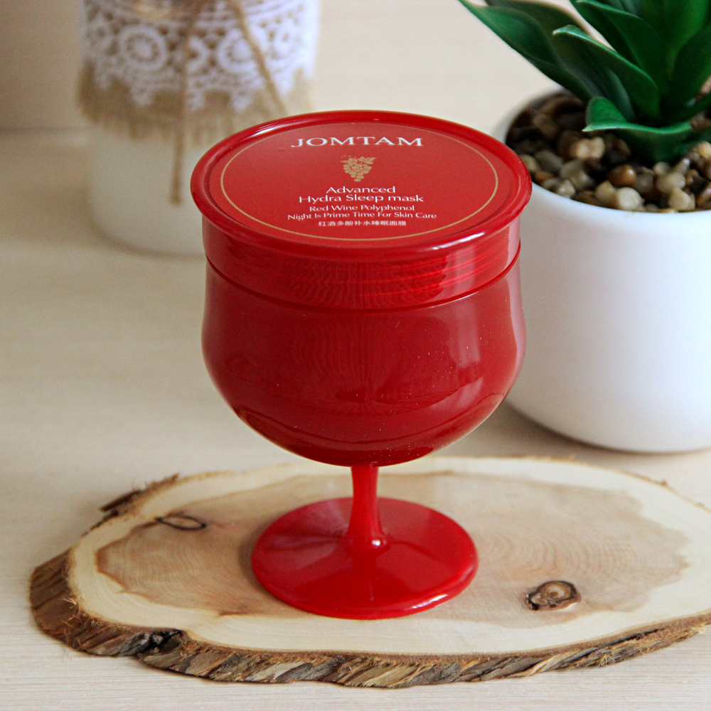 Ночная омолаживающая маска для лица с красным вином, 150г