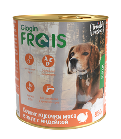 Frais Holistic Консервы для собак Индейка в желе, 420гр