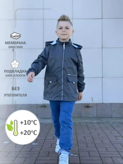Ветровка из мембраны на хлопковой подкладке