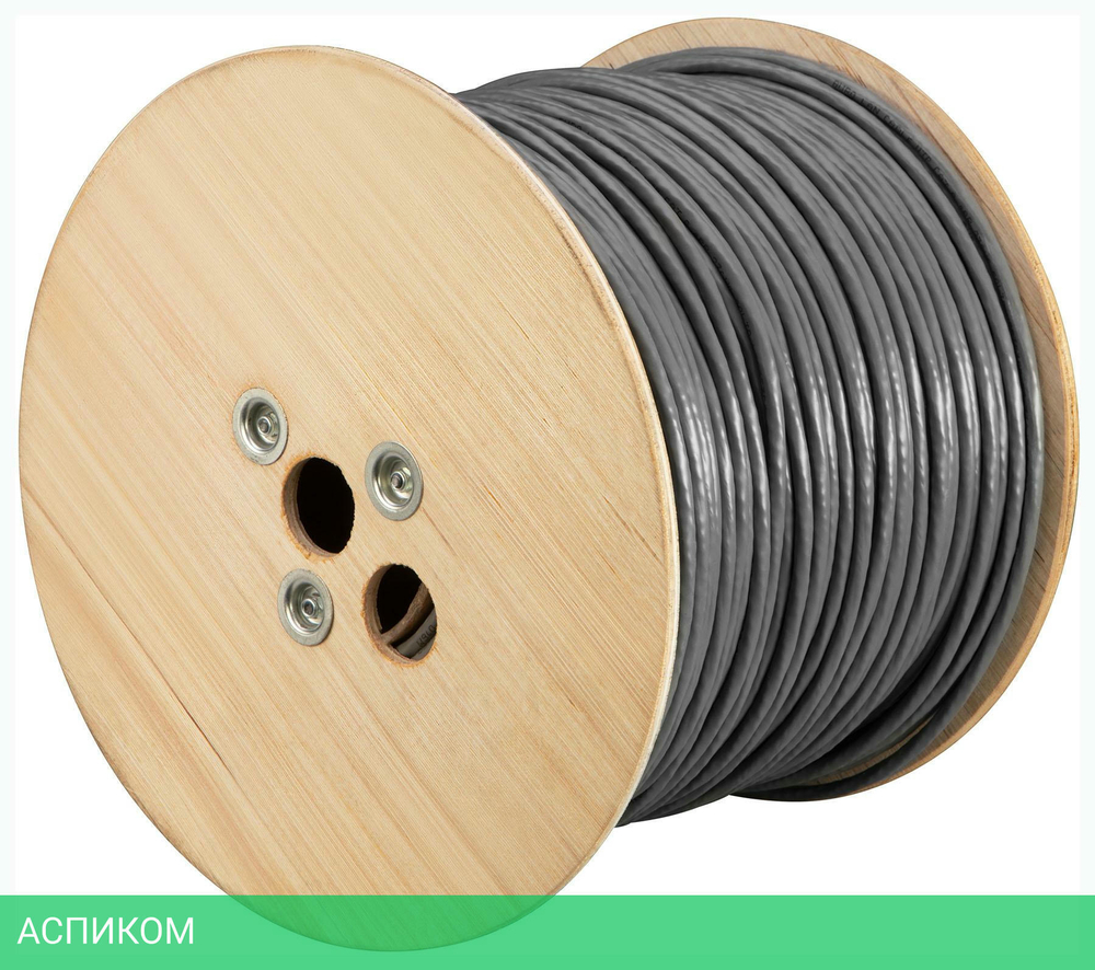 Кабель сетевой Buro UTP4 cat6 305м серый (BU-COP-052)